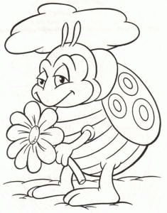 Biedronka kolorowanki